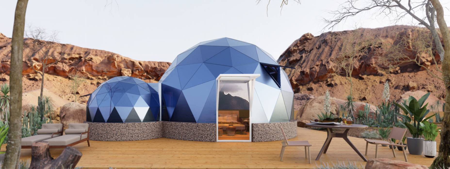 南郑县球形智能光伏玻璃星空房